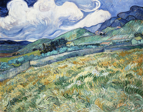 Landscape from Saint-Rémy (1889) by Vincent Van Gogh