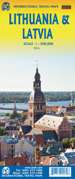 Lithuania & Latvia ITMB Map