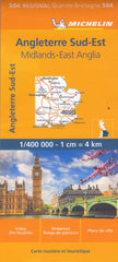 England South East, Midlands & East Anglia  Michelin Map 504