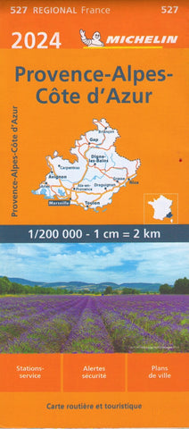 France Provence-Alps-French Riviera 527 Michelin Map