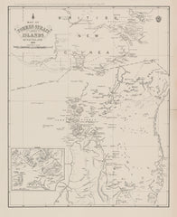 Map of Torres Strait and Islands, Queensland (1892) wall map | Mapworld