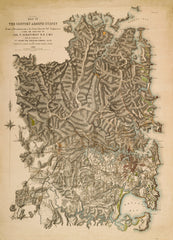 Map of the County of Cumberland, New South Wales (1881) — vintage historical map reproduction