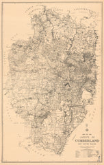 Map of the County of Cumberland, New South Wales (1953) — map
