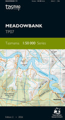 Meadowbank 1:50,000 Topographic Map – Tasmania