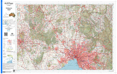 Melbourne J5505 AUSTopo 1:250,000 Map