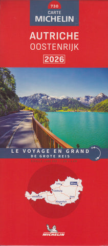 Austria Michelin Map 730 2026