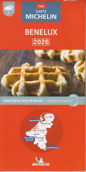 Benelux Map 714 2026 – Michelin | Mapworld
