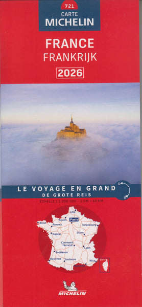 France Michelin Map 721