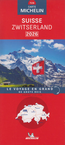 Switzerland Map 729 2026 – Michelin | Mapworld
