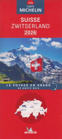 Switzerland Map 729 2026 – Michelin | Mapworld