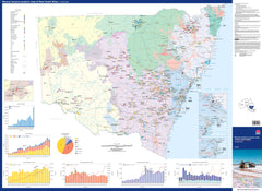 New South Wales Major Resource Projects 2023 Wall Map