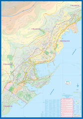 Monaco & French Riviera Rail & Bike ITMB Map