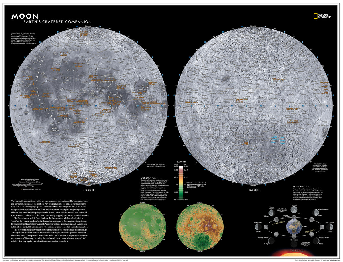 Moon – National Geographic | Mapworld