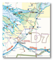 Kavango - Zambezi - Traks4Africa Map