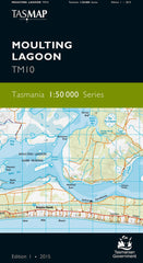 Moulting Lagoon 1:50,000 Topographic Map – Tasmania