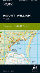 Mount William 1:50,000 Topographic Map – Tasmania