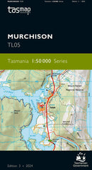 Murchison 1:50,000 Topographic Map – Tasmania