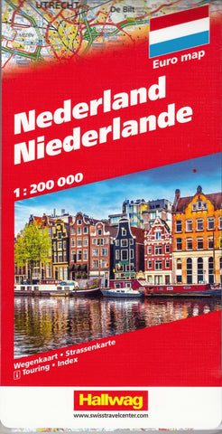 Netherlands Road Map – Hallwag International