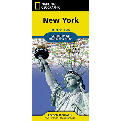 New York State National Geographic Folded Map