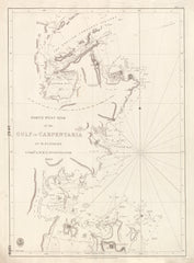 North-West Side of the Gulf of Carpentaria (1803) wall map | Mapworld