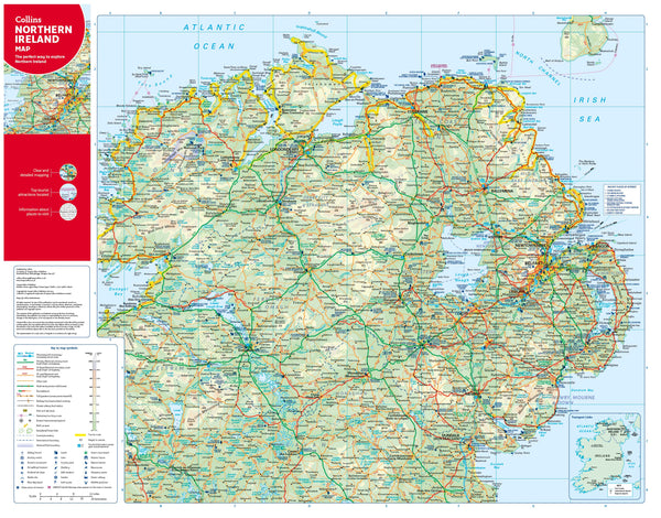 N. Ireland Postcode Map Northern Ireland Pocket Map – Collins | Mapworld