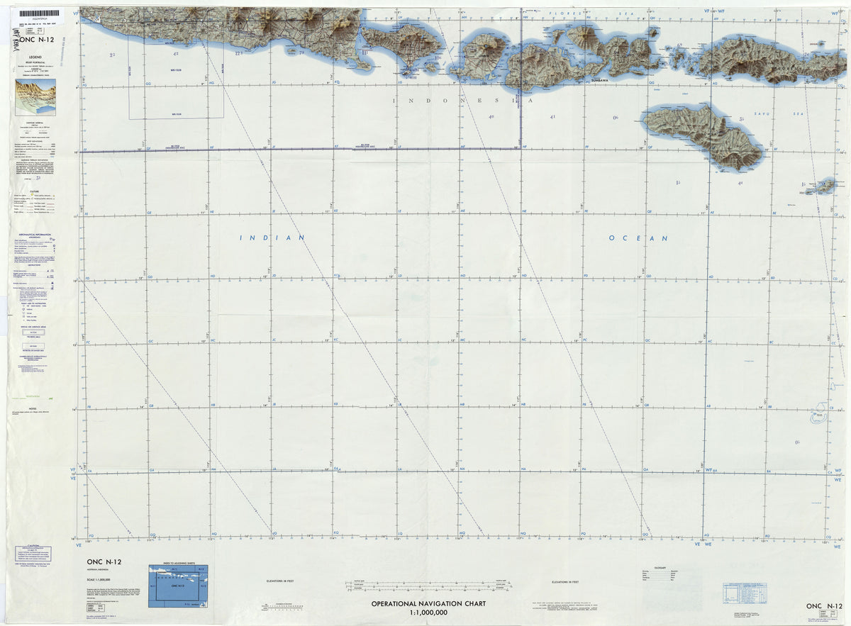 Ontc Map ONC CHARTS AUSTRALIA N-12 | Mapworld