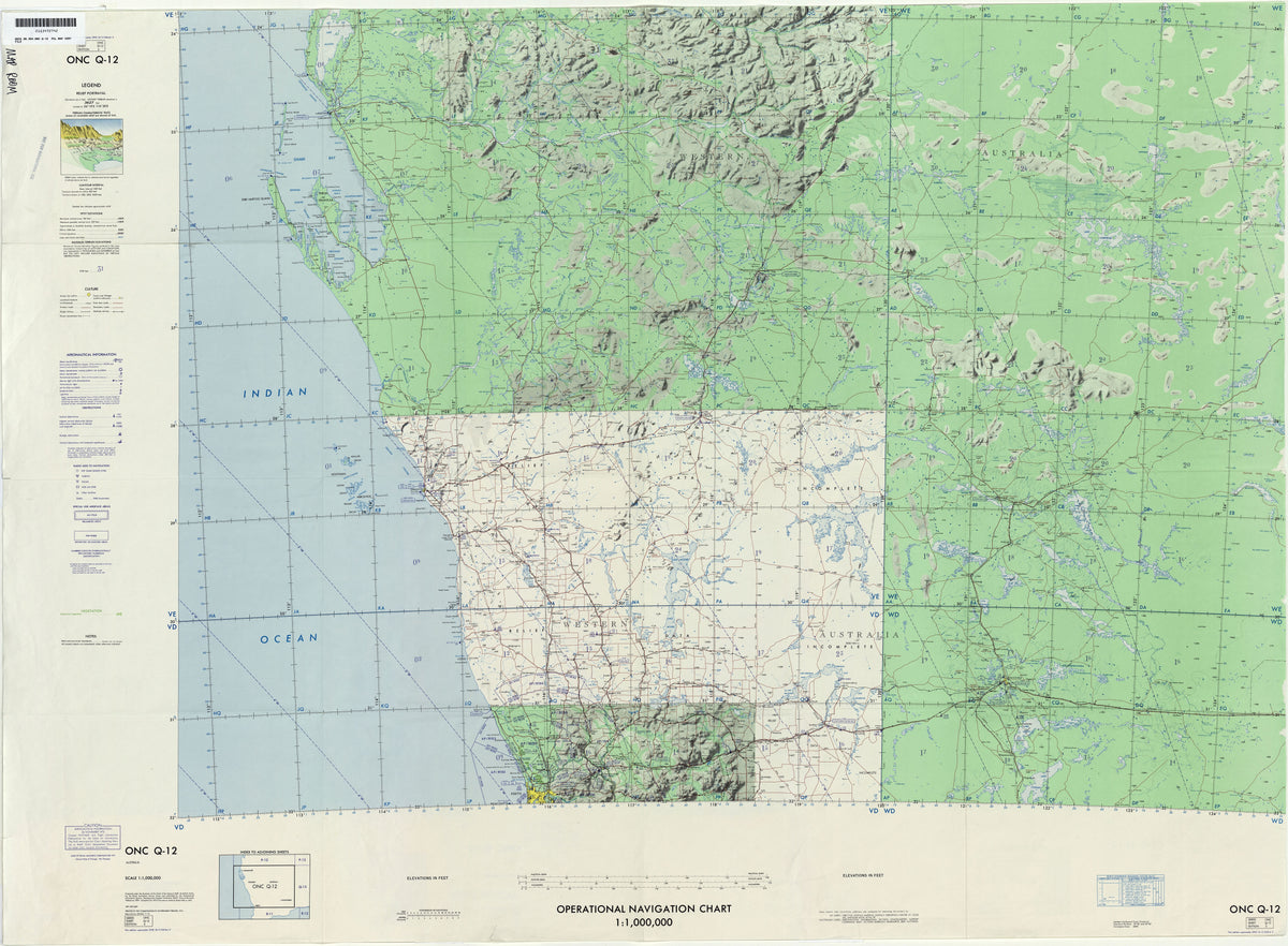 ONC CHARTS AUSTRALIA Q-12 | Mapworld