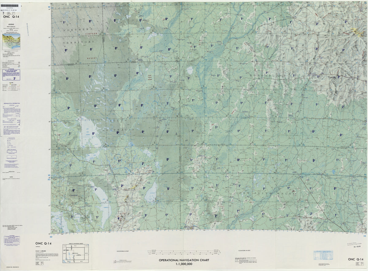 ONC CHARTS AUSTRALIA Q-14 | Mapworld