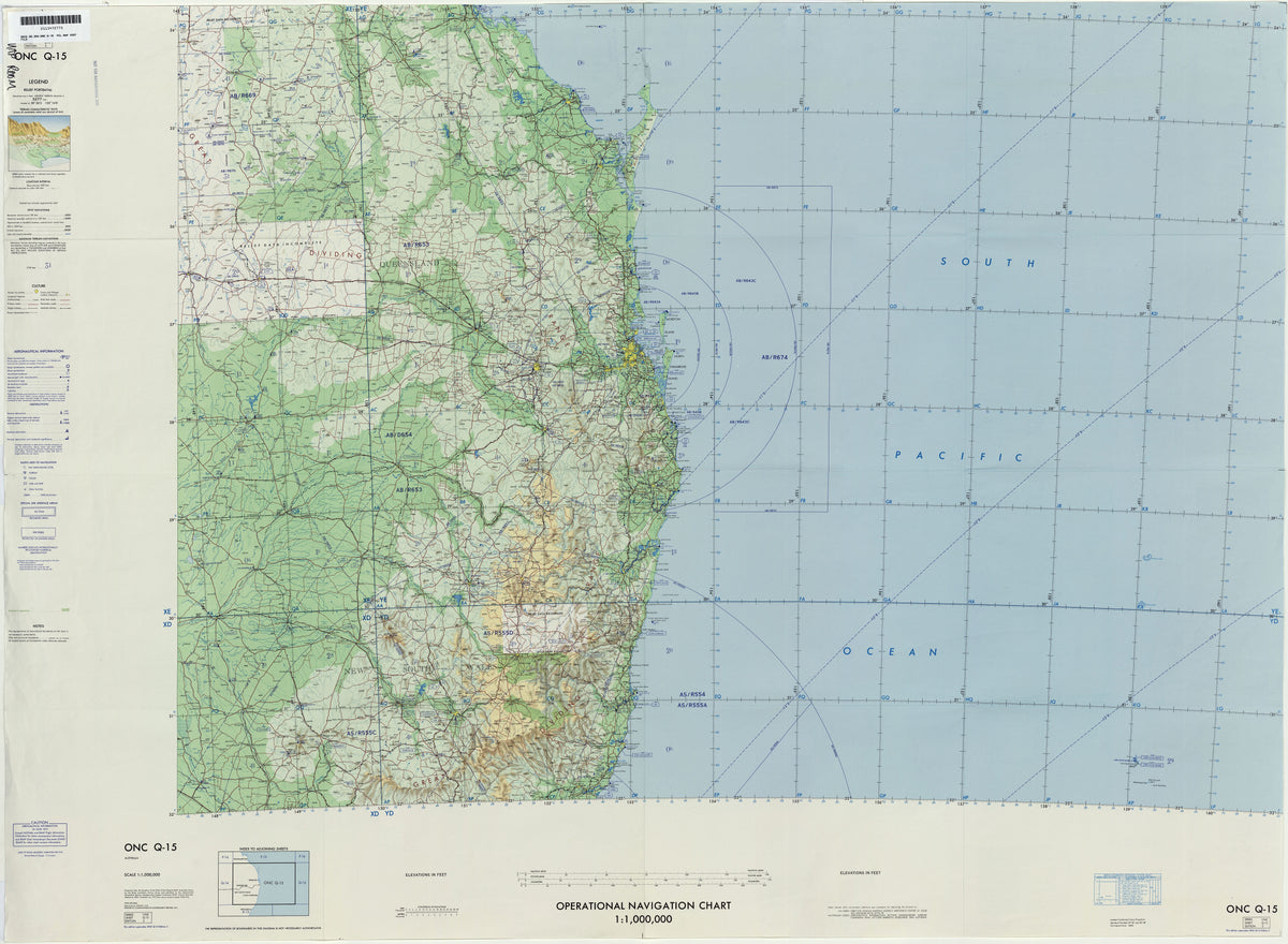 ONC CHARTS AUSTRALIA Q-15 | Mapworld