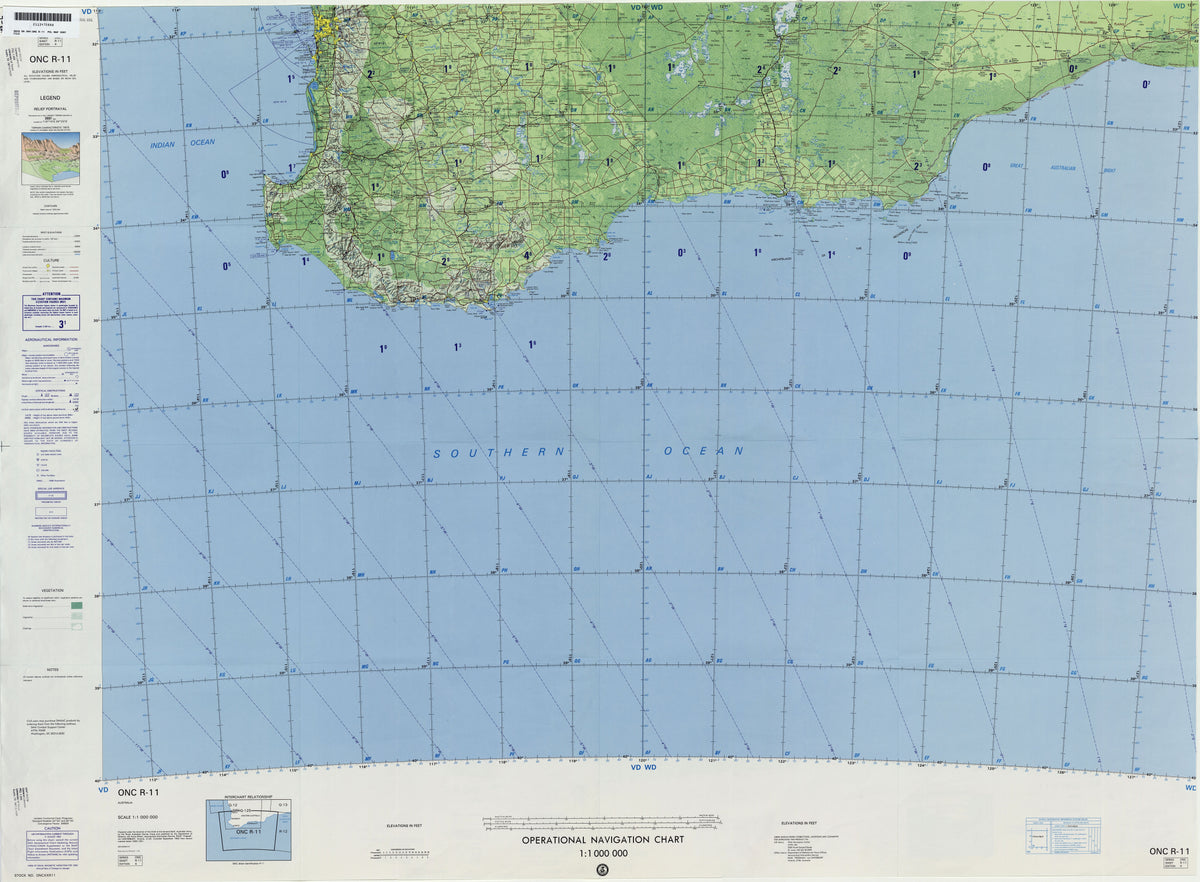 Ontc Map ONC CHARTS AUSTRALIA R-11 | Mapworld