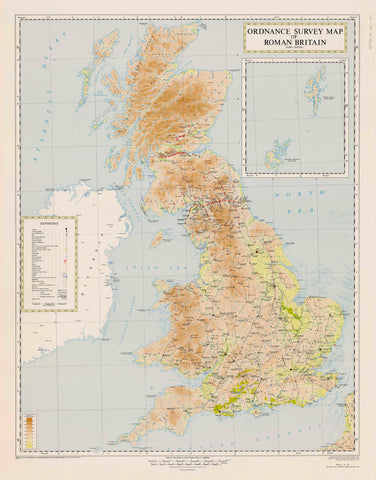 Ordnance Survey Map of Roman Britain