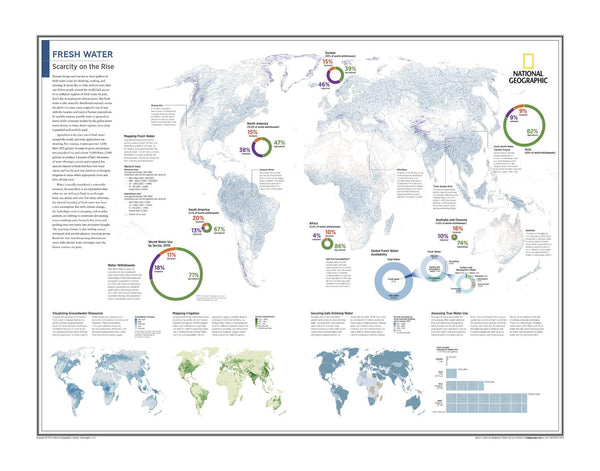 Fresh Water: Scarcity on the Rise - Atlas of the World – National Geographic | Mapworld