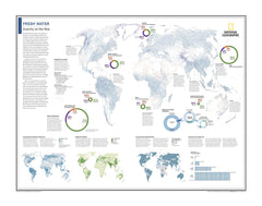 Fresh Water: Scarcity on the Rise - Atlas of the World – National Geographic | Mapworld
