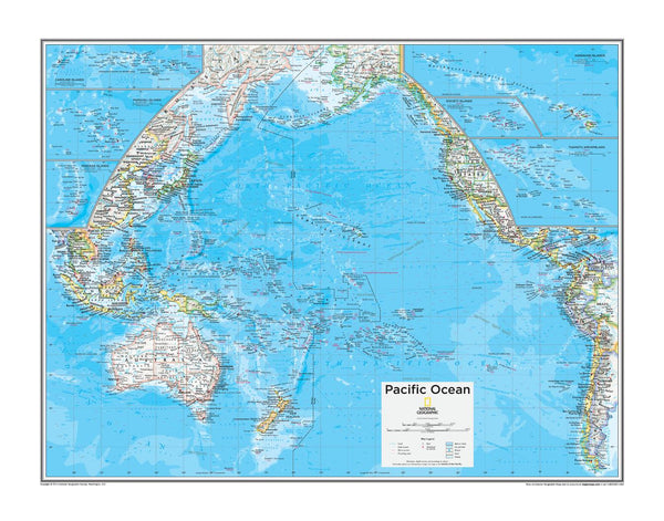 Pacific Ocean Floor - Atlas of the World – National Geographic | Mapworld
