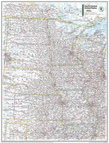 North Central United States - Atlas of the World, 11th Edition by National Geographic — map