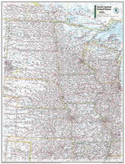 North Central United States - Atlas of the World, 11th Edition by National Geographic — map
