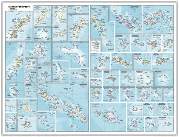 Islands of the Pacific - Atlas of the World – National Geographic | Mapworld