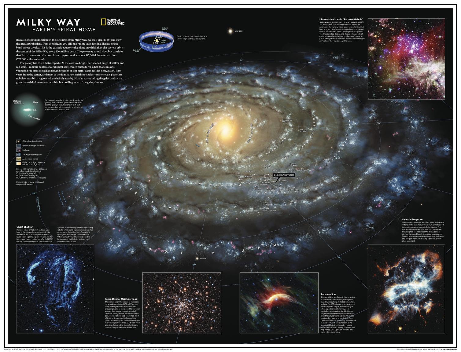 Milky Way: Earth #39 s Spiral Home National Geographic Mapworld Milky Way: Earth #39 s Spiral Home National Geographic Mapworld