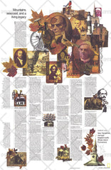 Close-up USA, Western New England Theme - Published 1975 wall map – National Geographic | Mapworld