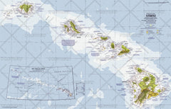 Close-up USA, Hawaii - Published 1976 by National Geographic — historic National Geographic map print