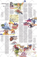 Close-up USA, Mid-Atlantic States Theme - Published 1976 by National Geographic — historic National Geographic map print
