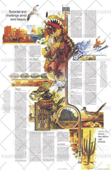 Close-up USA, Southwest Theme - Published 1977 by National Geographic — historic National Geographic map print