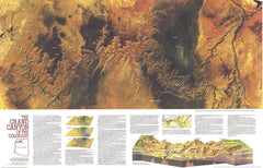 Grand Canyon of Colorado - Published 1978 by National Geographic — historic National Geographic map print