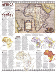 Africa, Its Political Development - Published 1980 by National Geographic — historic National Geographic map print