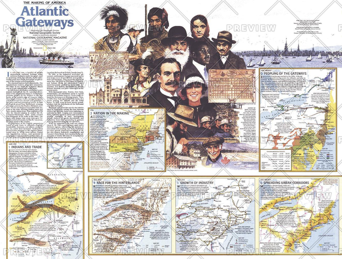 Making of America – National Geographic | Mapworld