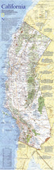 California - Published 1993 by National Geographic — historic National Geographic map print