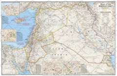 Heart of the Middle East - Published 2002 wall map – National Geographic | Mapworld