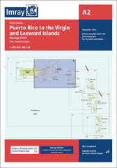 Puerto Rico to Virgin and Leeward Islands Imray Chart — Imray nautical chart