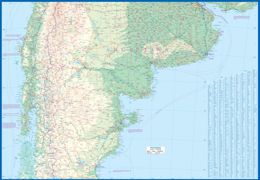 Patagonia Rail & Road ITMB Map
