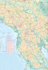 Peaks of the Balkans ITMB Map — map reverse side